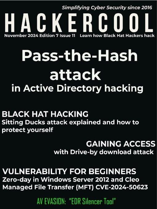 Title details for Hackercool Magazine by Hackercool Cybersecurity OPC Pvt Ltd - Available